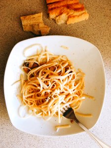 Spaghetti, Food, Mushrooms photo