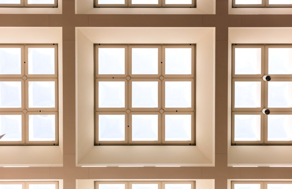 closeup photo of white and brown paneled frame lot