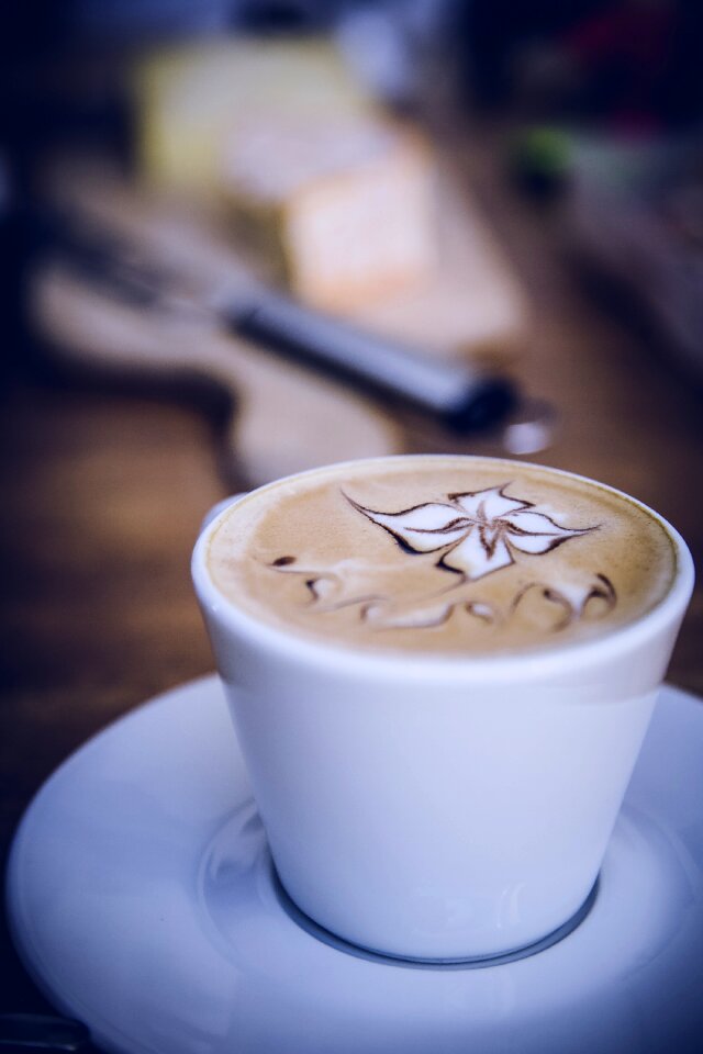 Cup drink flower