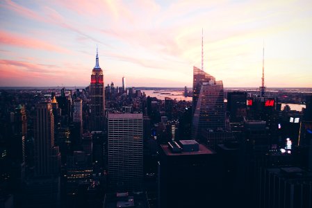 photograph of Empire State Building