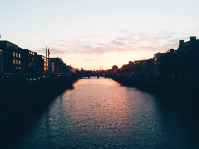 Dublin, Irel, Hapenny bridge