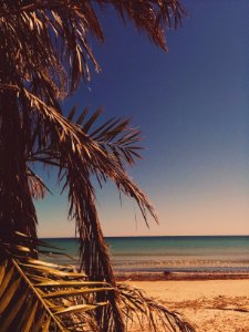 Spain, Playa de la barraca quemada, Hot