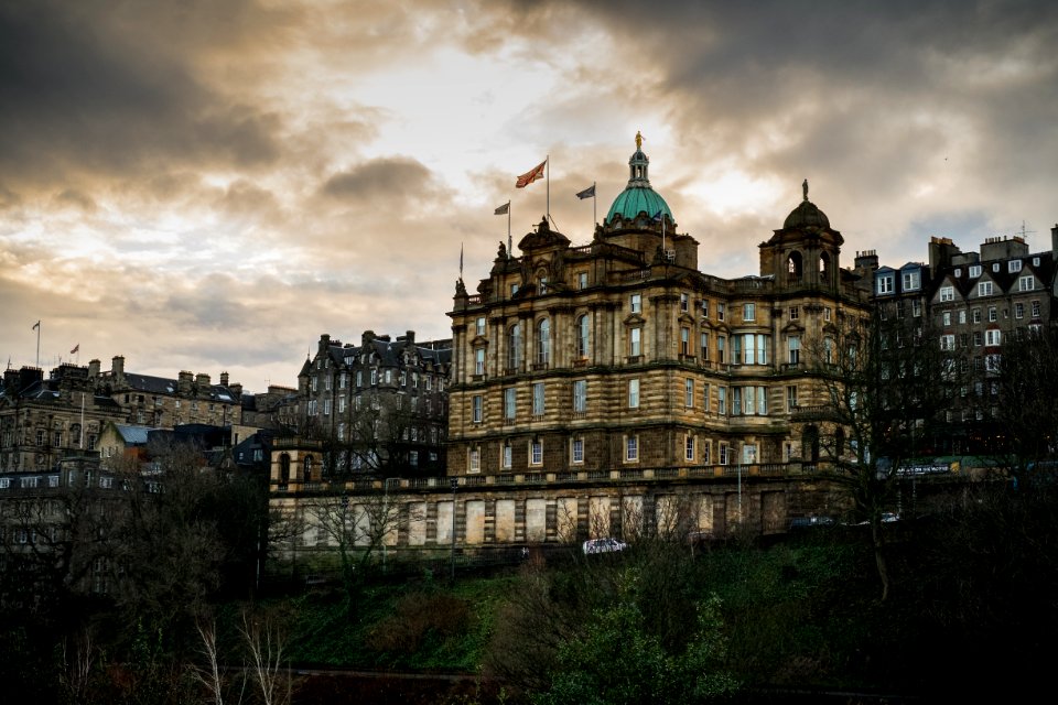 Edinburgh, United kingdom, Dramatic sky