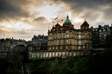 Edinburgh, United kingdom, Dramatic sky photo