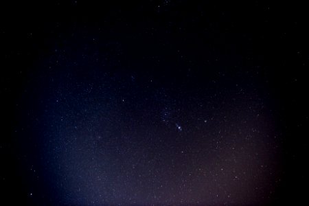 nighttime with stars
