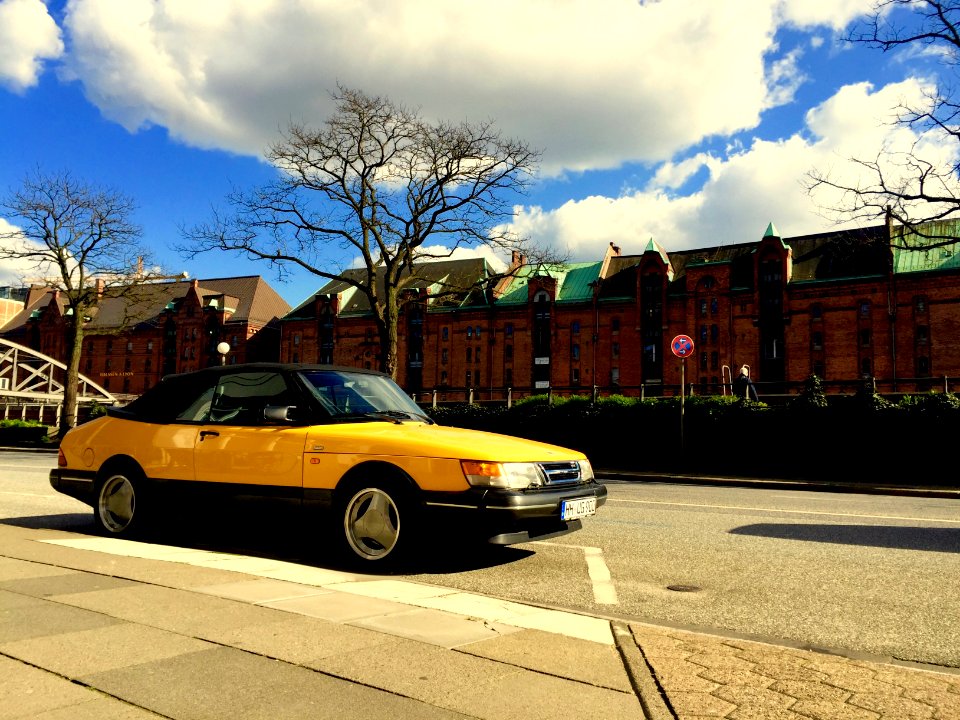 Parking, Street, Saab 900 turbo