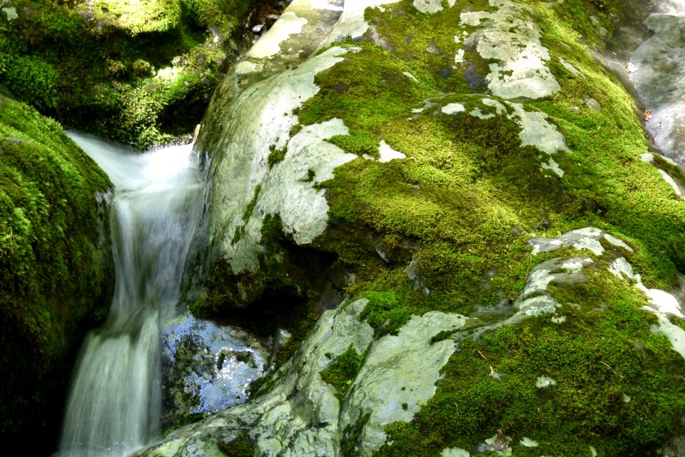 Blurred water, Blur, Waterfall
