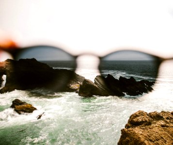 black framed sunglasses photo