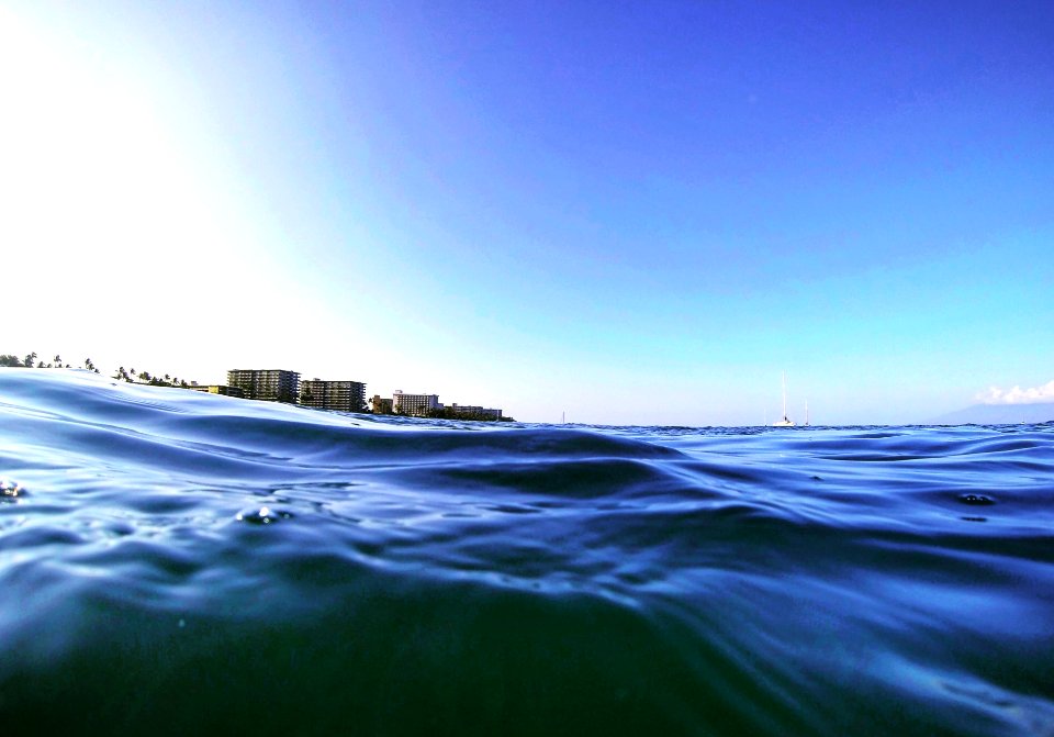 wavy body of water