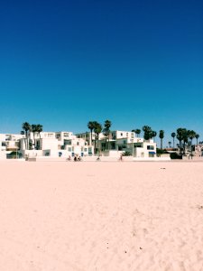 white painted buildings photo