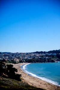 seashore under blue sky