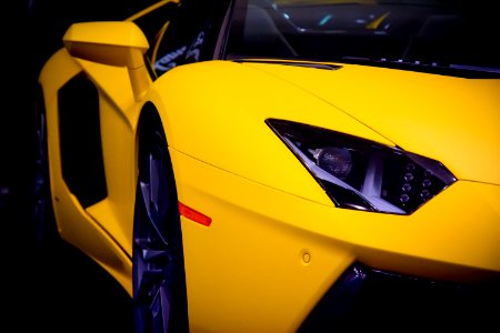 Car, Yellow, Lamborghini