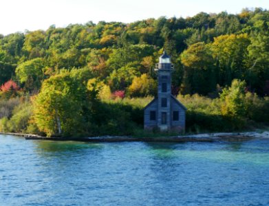 Pictured rocks, United states, Blue