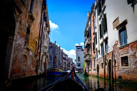 Italy, Metropolitan city of venice, Gondola photo