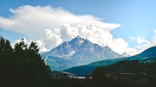Austria, Mountain, Trees