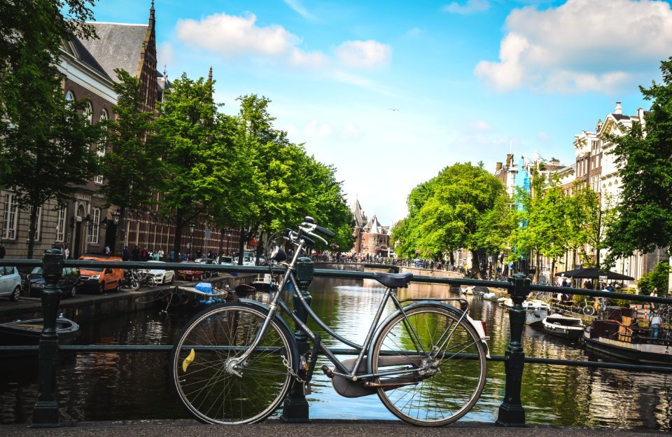 Amsterdam, Netherl, Canal photo
