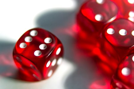 Dice, Red photo