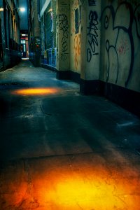 Graffiti, Alley, London photo