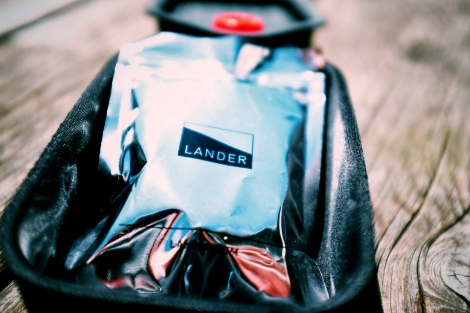 tilt shift lens photography of gray sachet