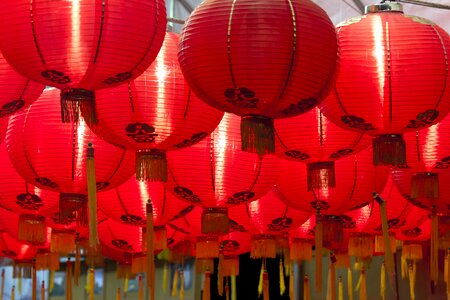 Chinese lanterns chinese new year celebrate photo
