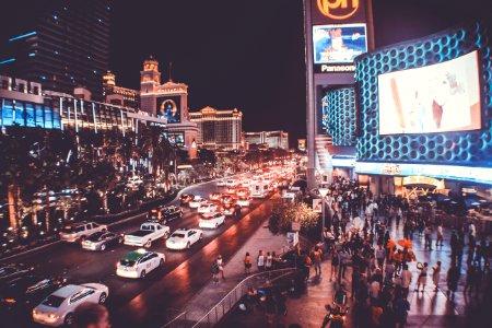 Las vegas strip, United states, Fast photo