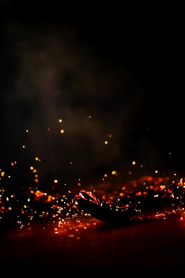 Bokeh, Blur, Flame