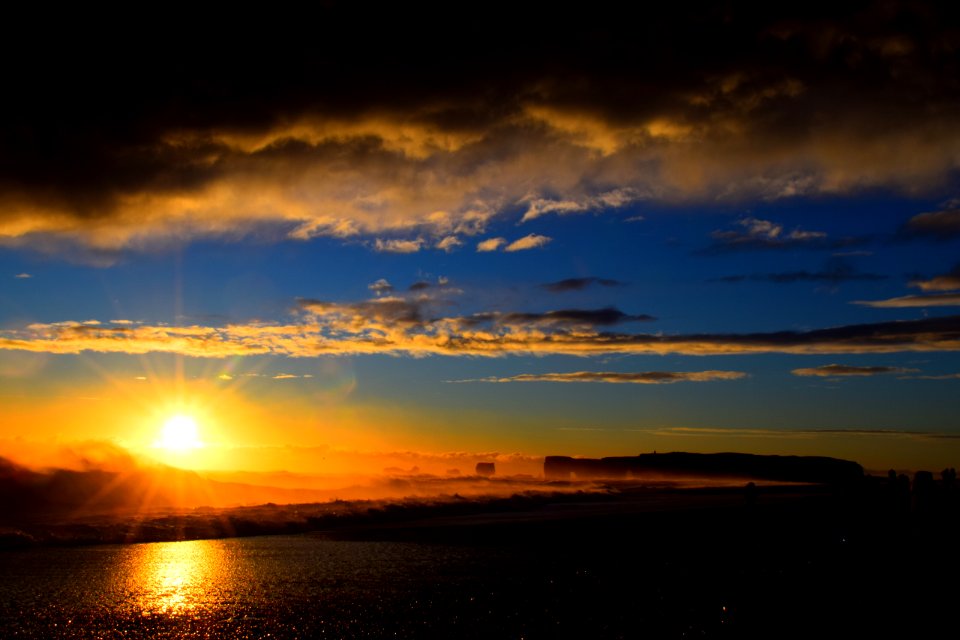 Sunset, Nature, Beach