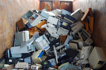 Garbage e waste old photo