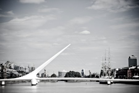 Bridge, City, River
