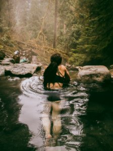Cougar hot springs trail, United states, Forest