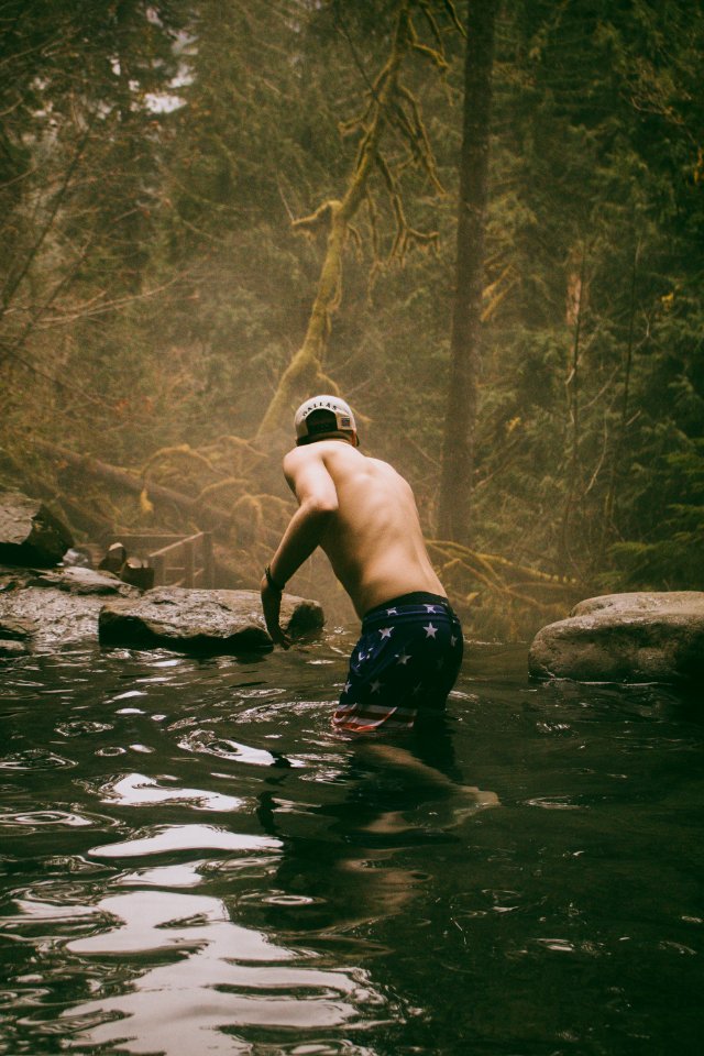 Cougar hot springs trail, United states, Hot springs