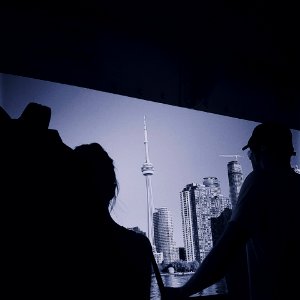 Cn tower, Silhouette photo