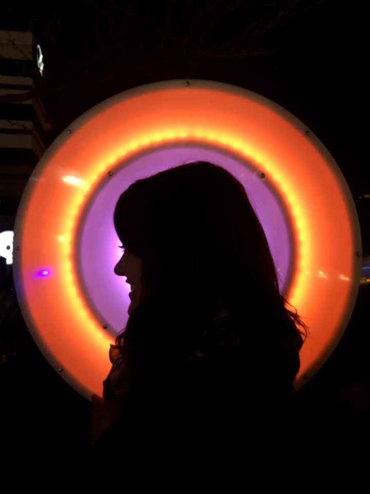 Profile, Circle, Light
