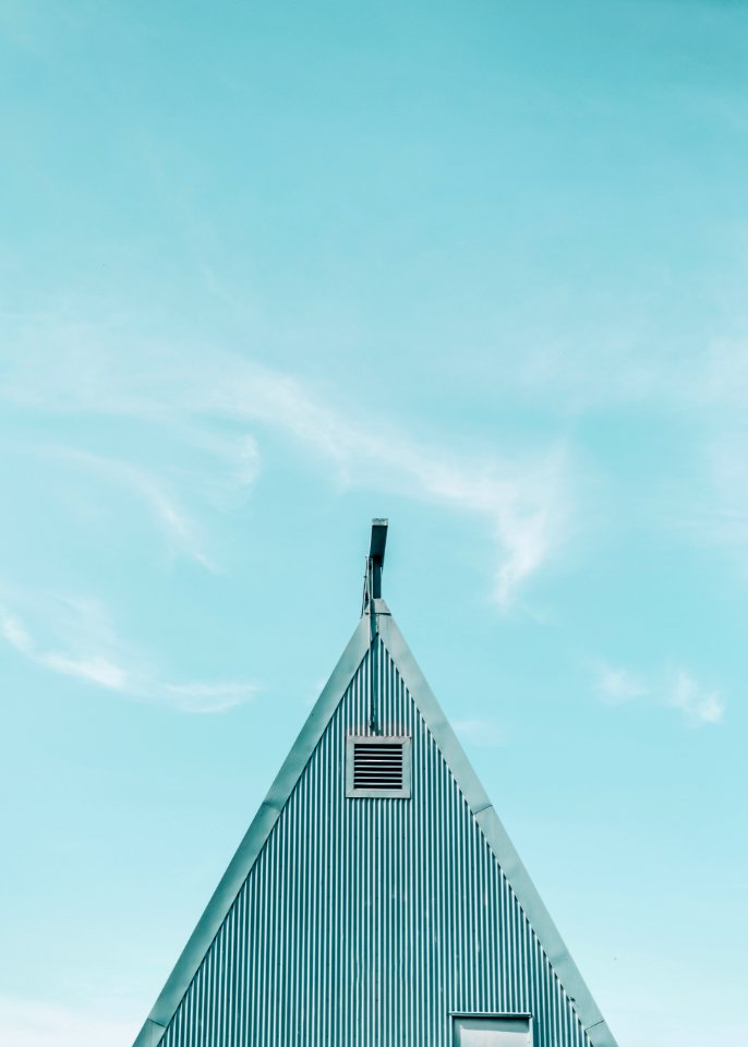 blue house