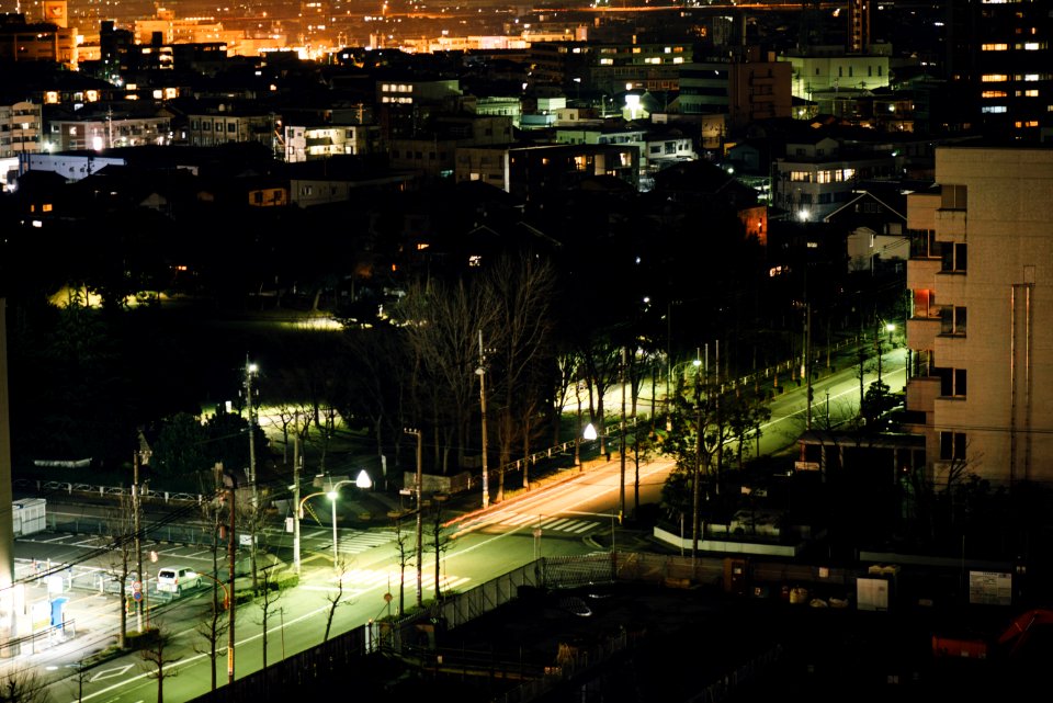 empty road at night