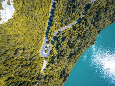 Ocean outdoors road