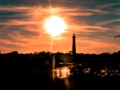 Sunset beach, United states, Lighthouse photo