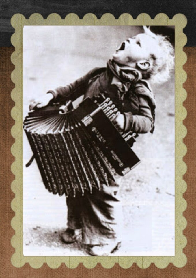 Music sing portrait