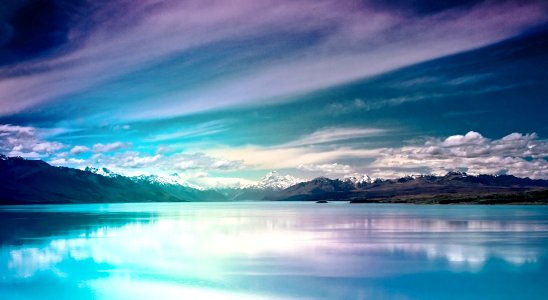 New zeal, Lake pukaki, Mt cook