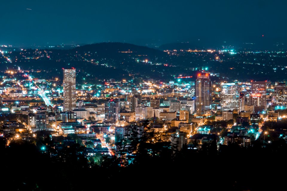 Portl, United states, Night