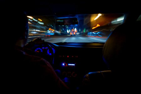 Portl, United states, Light trails