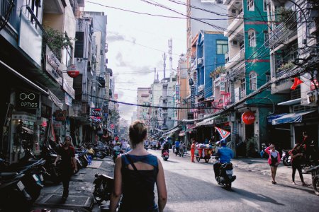 Ho chi minh city, Vietnam, Bi vin street