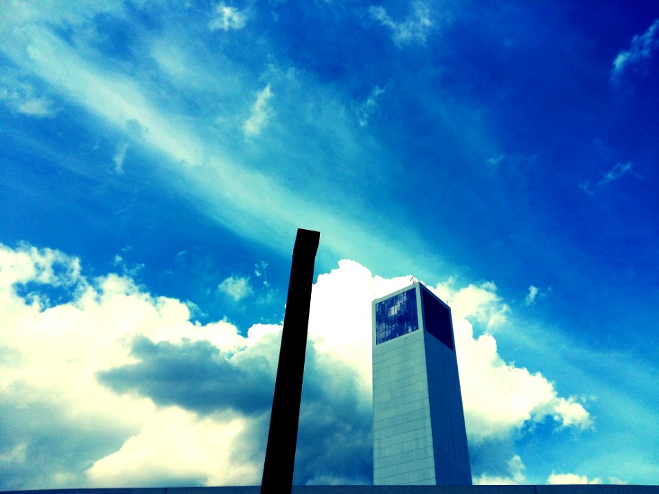 Clouds, Building, Sky