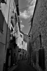 France, Venterol, Blackwhite photo