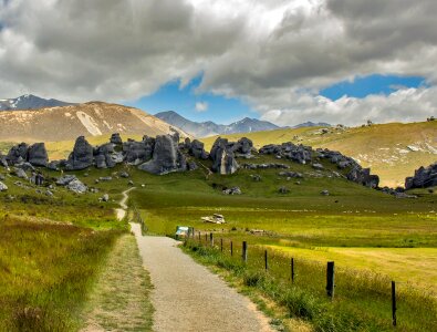 View nature the beauty of the mountains photo