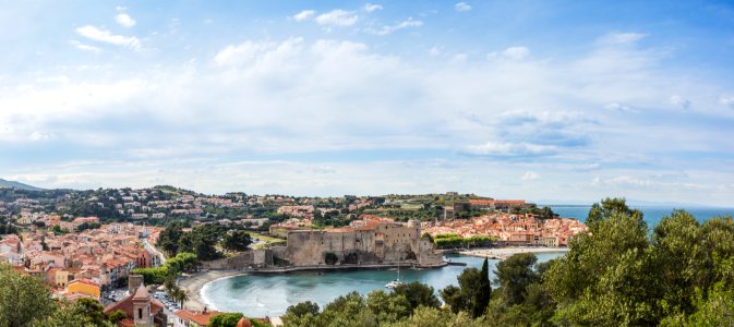 Collioure, France, Pano