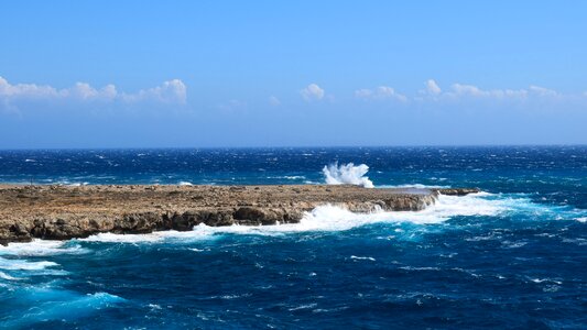 Rough sea landscape cape photo