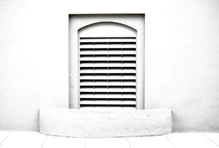 white door louver