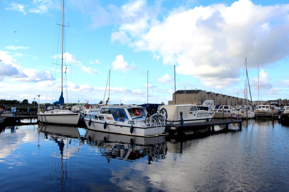 Bridge, Water, Boats