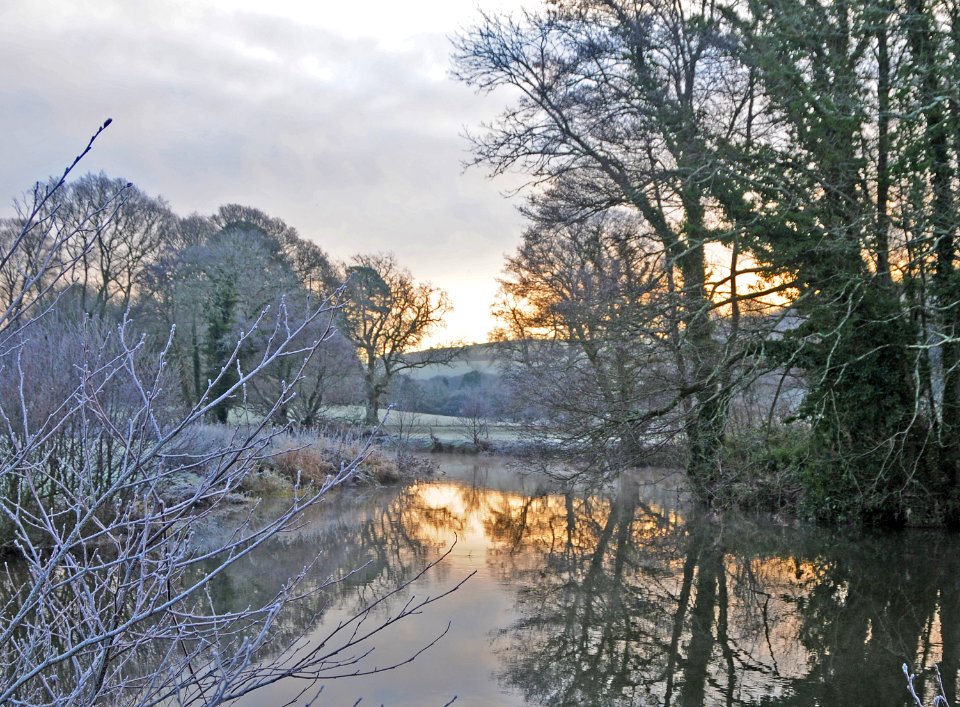 River, Countryside, Still